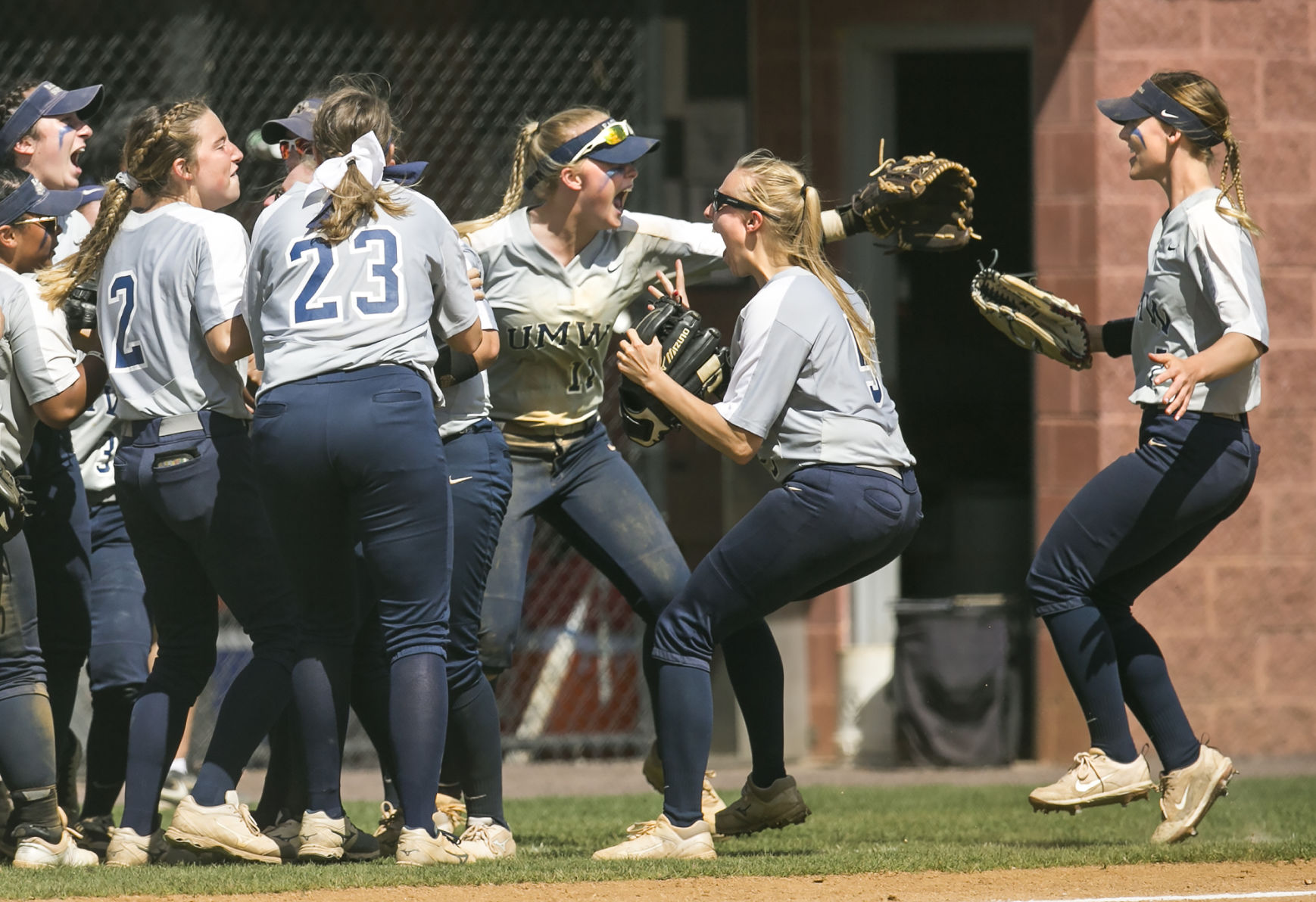 Christopher Newport at UMW softball